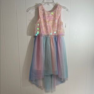 Pastel Sequin Formal Dress new with tags size 10